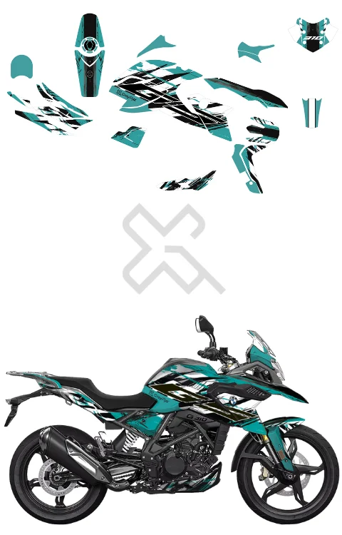 Mint Edition Full Body Sticker Compatible with GS310 | Made In Premium Matte Vinyl With FPF(Fade Protection Film), Water Proof, Precut Sticker, Pack Of 1 Compatible with Both Side